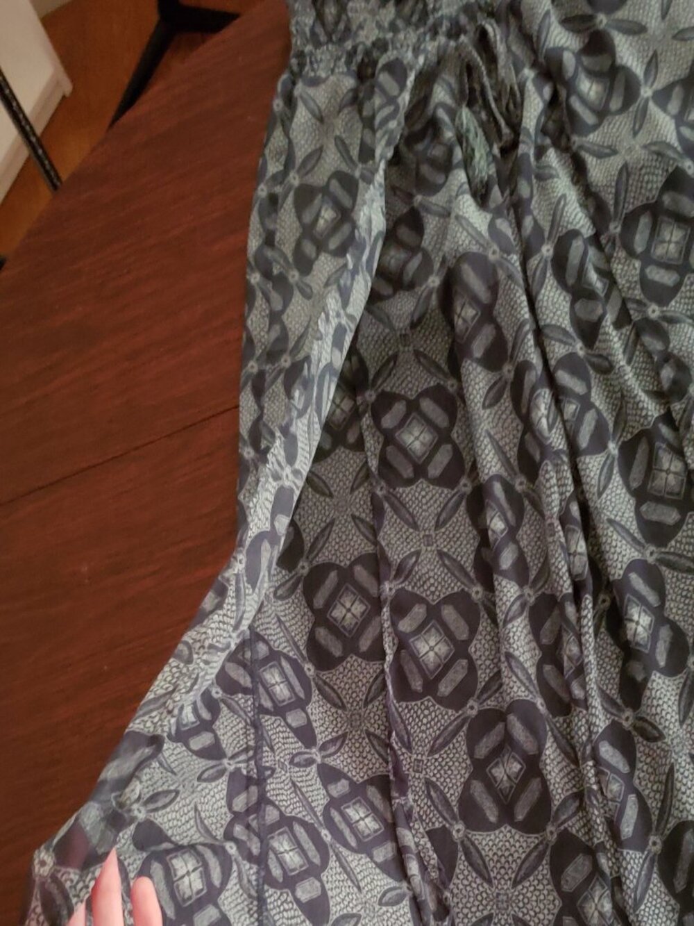 Split Front palazzo pants shorts Juniors XS - Picture 2 of 7